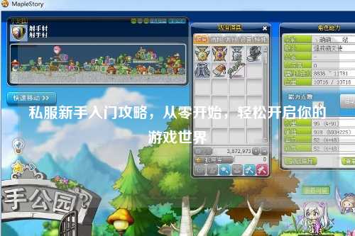 私服新手入门攻略，从零开始，轻松开启你的游戏世界